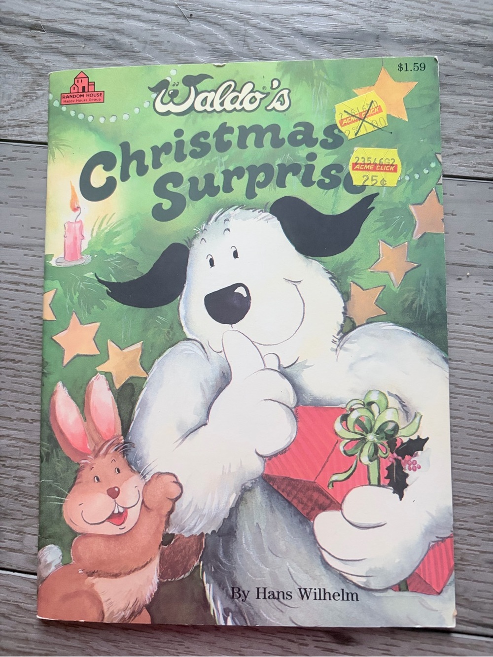 Vintage 1988 Waldo's Christmas Surprise by Hans Wilhelm - Holiday Kids Book